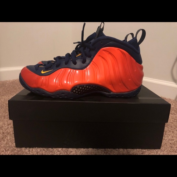 Foamposite orange and navy - Picture 4 of 6